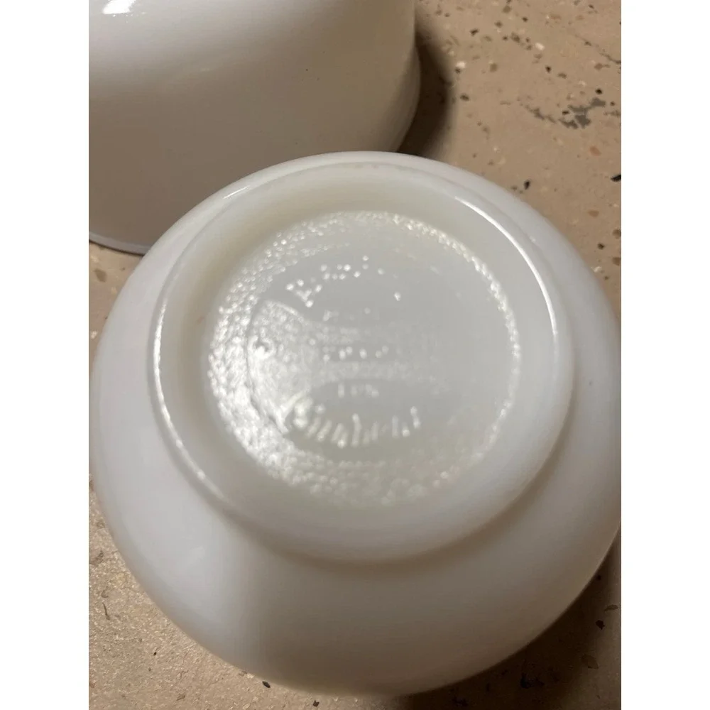 Sunbeam‎ Vintage Bowls Milk Glass Bowls